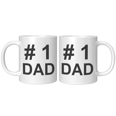 #1 DAD Coffee Mug
