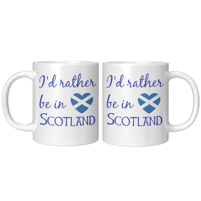 i'd rather be in Scotland Mug